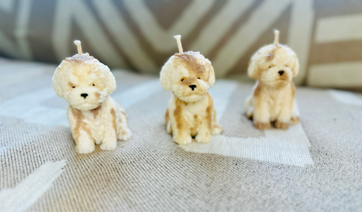 Natural soy wax Dog candle