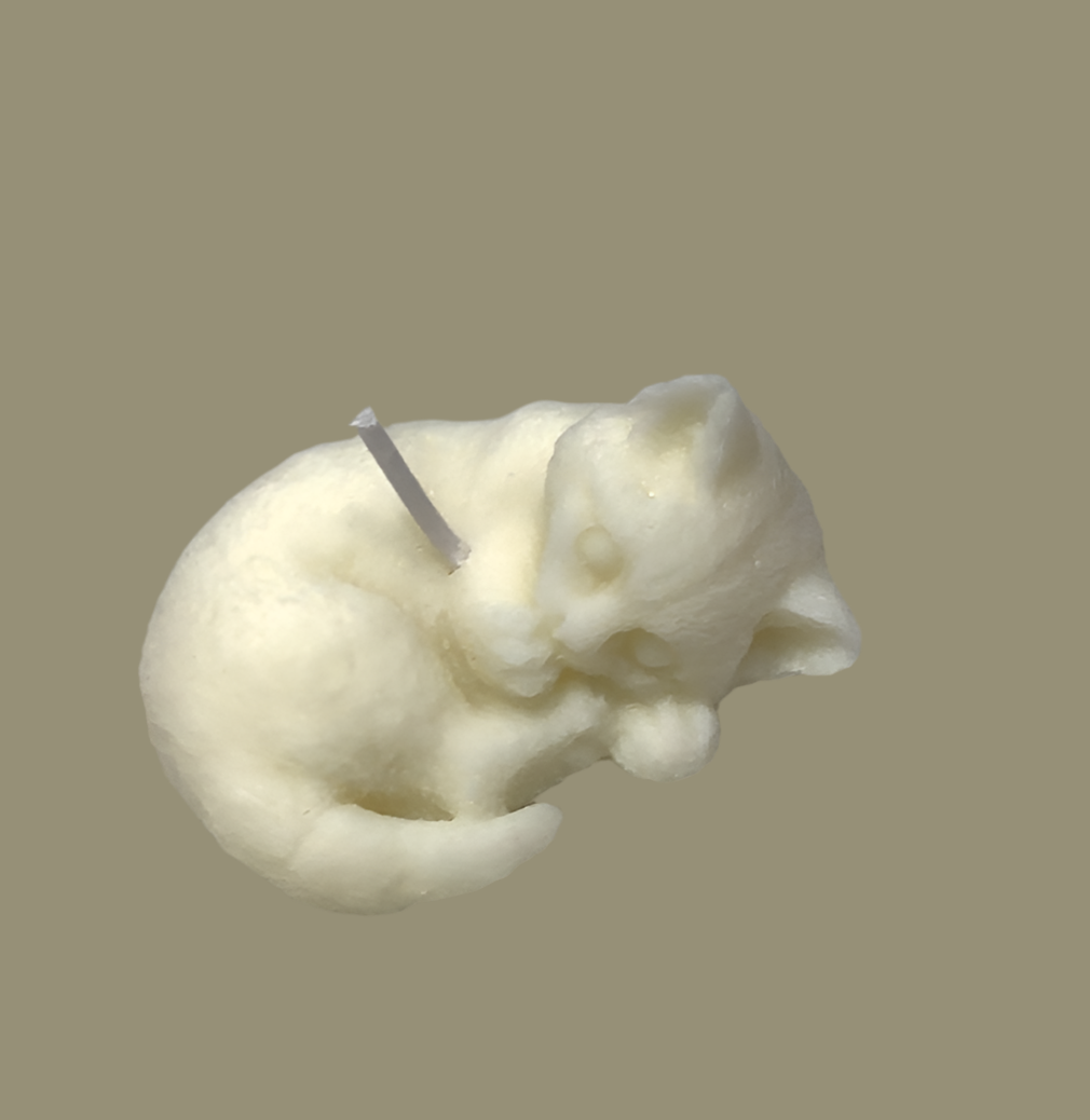 Natural Handmade Soy Wax Cat candles
