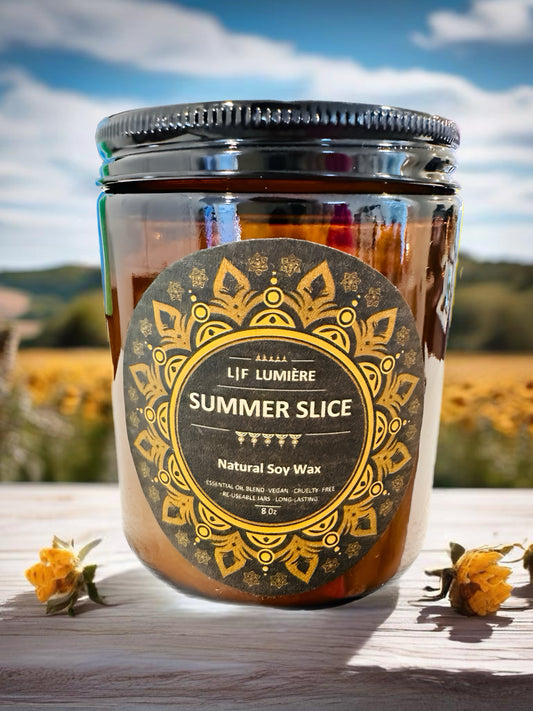 Summer Slice Natural Soy Wax Candle