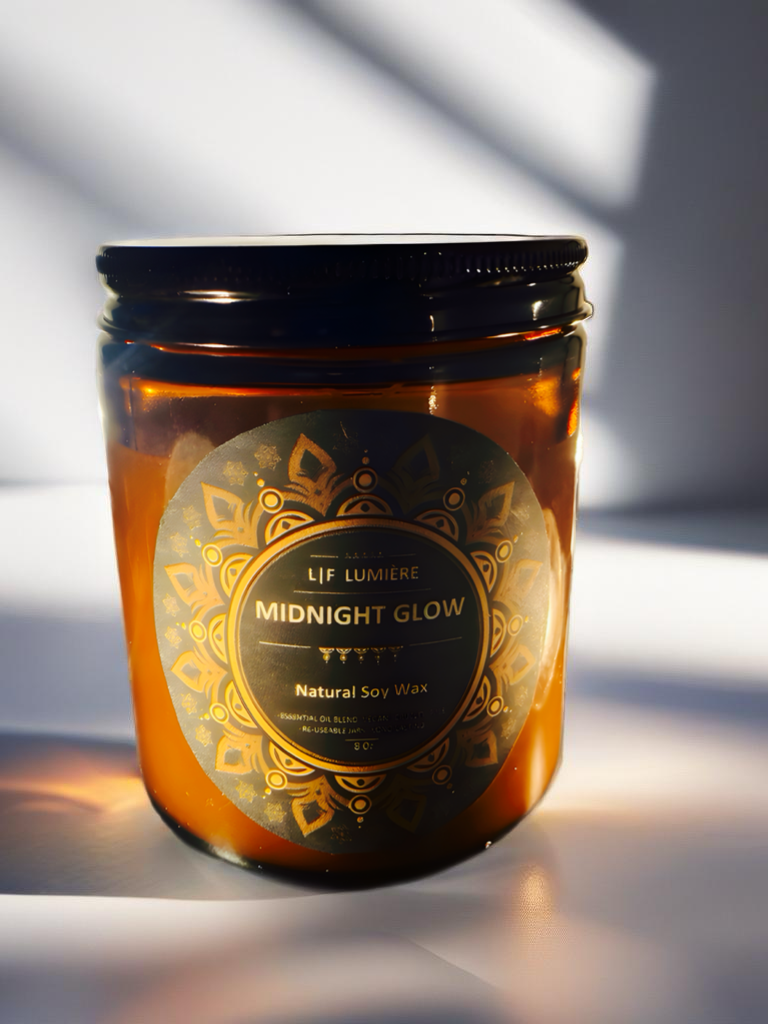 Midnight Glow Luxury Natural Candle